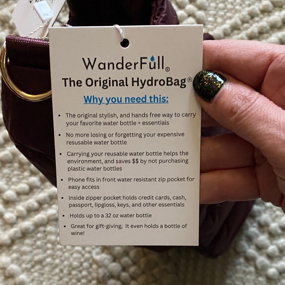 WanderFäll Burgundy Crossbody Bag - Picture 4 of 7